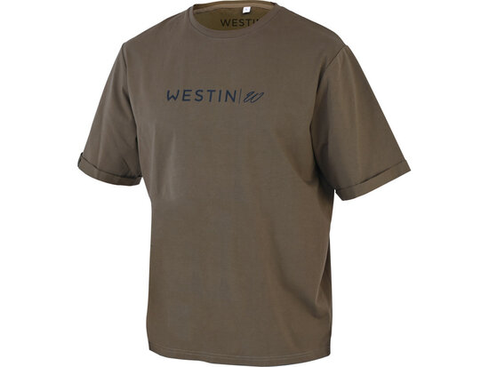 Westin Fishing T-Shirt W Range Groen XL goudvoorn