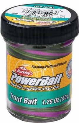 Berkley Powerbait Foreldeeg Troutbait Hippie Hypnotize 50gr goudvoorn