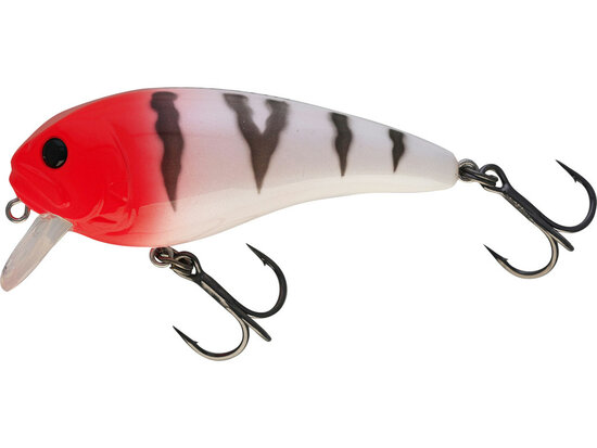 Westin FATBITE CRANKBAIT FLOATING STRIPED REDHEAD 8CM 24G goudvoorn