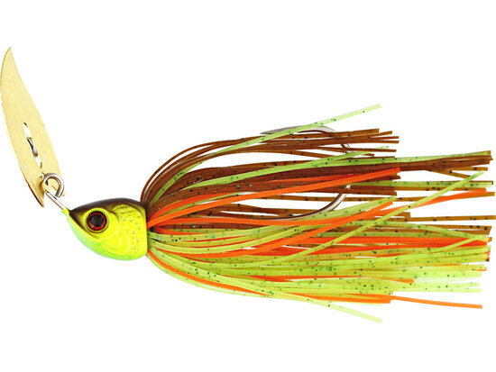 Westin Fishing BLADEBITE V2 TUNGSTEN BLADED JIG SINKING  Brown Chartreuse (7gr) goudvoorn