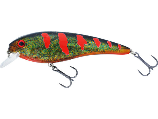 Westin Rawbite Crankbait floating 3D Motoroil Blood (11cm) goudvoorn