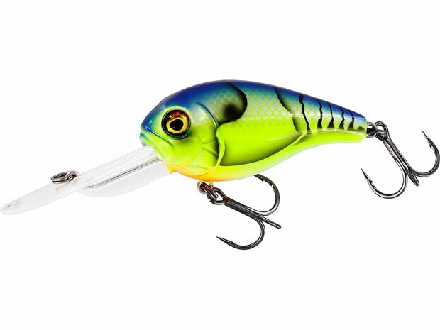 Westin Fishing Megabite DR Crankbait floating chartreuse blue craw (6cm)