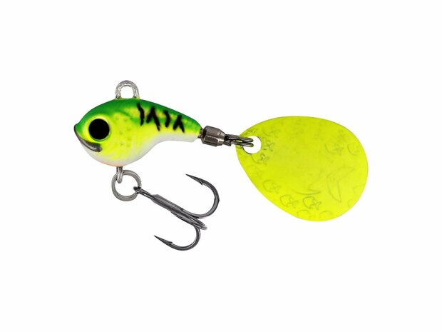 Westin Fishing Dropbite Tungsten Spin Tail Jig chartreuse ice (2.2cm) goudvoorn